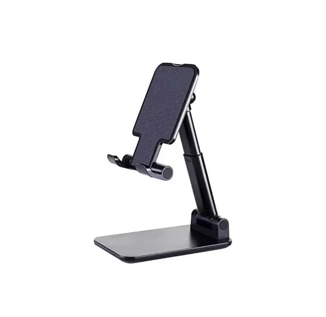 حامل للجوال أو للجهاز اللوحي باللون الأسود